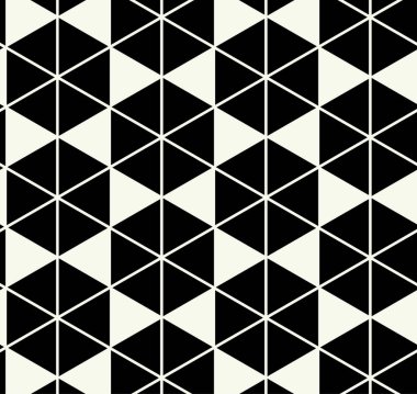 Basit grafik tasarımında vektör monokrom geometrik desen. Moda Moda Geometrisi.