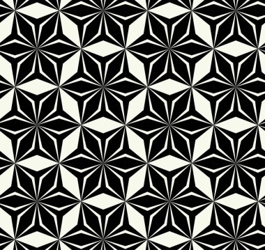 Basit grafik tasarımında vektör monokrom geometrik desen. Moda Moda Geometrisi.