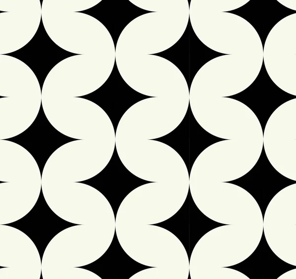 Vector Monochrome Geometric Pattern Simple Graphic Design Fashion Trendy Geometry — Stock Vector