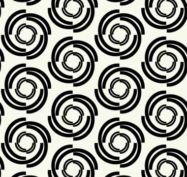 Basit grafik tasarımında vektör monokrom geometrik desen. Moda Moda Geometrisi.