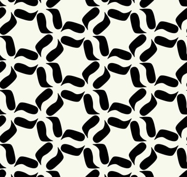 Basit grafik tasarımında vektör monokrom geometrik desen. Moda Moda Geometrisi.
