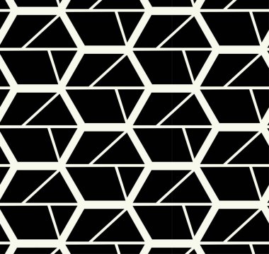 Basit grafik tasarımında vektör monokrom geometrik desen. Moda Moda Geometrisi.
