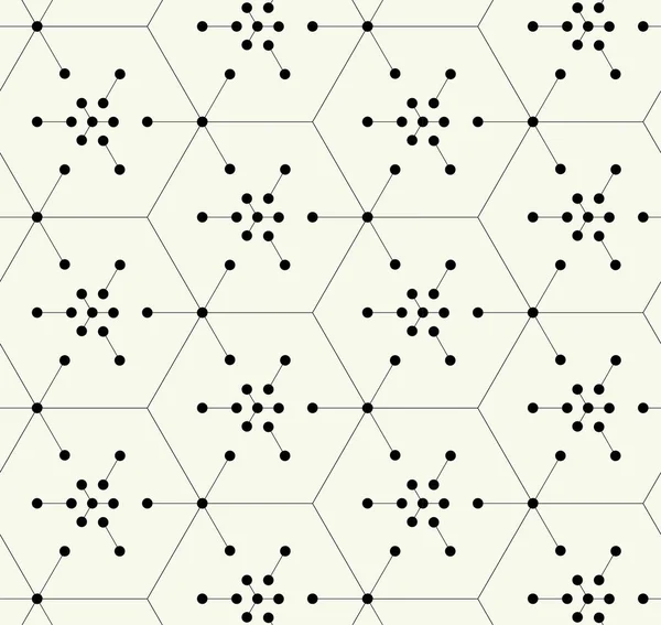 矢量单色几何图案在简单的平面设计中 时尚时尚的几何形状 — 图库矢量图片