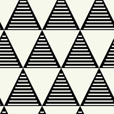 Basit grafik tasarımında vektör monokrom geometrik desen. Moda Moda Geometrisi.