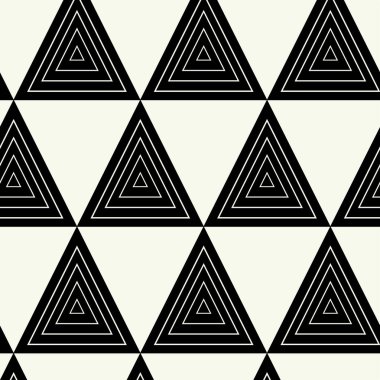 Basit grafik tasarımında vektör monokrom geometrik desen. Moda Moda Geometrisi.