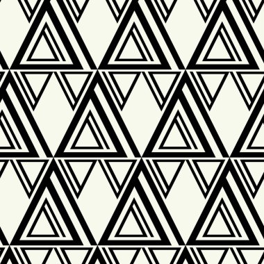 Basit grafik tasarımında vektör monokrom geometrik desen. Moda Moda Geometrisi.