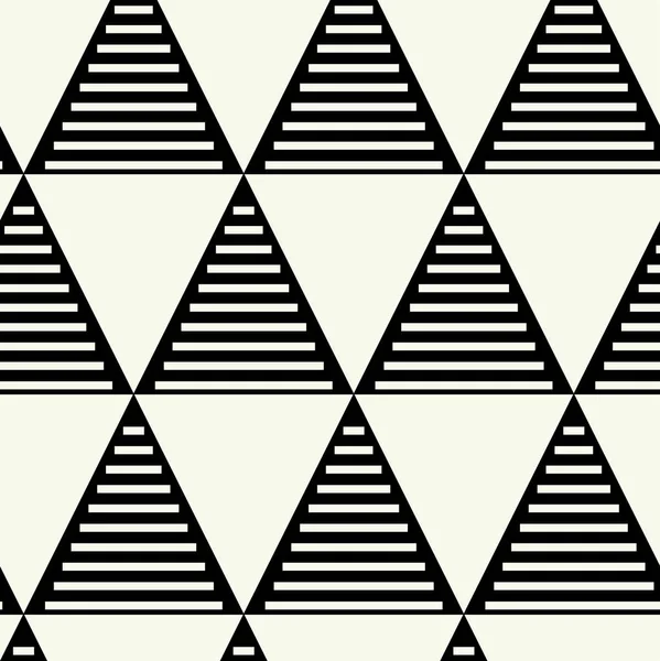 Modèle Géométrique Vectoriel Monochrome Dans Conception Graphique Simple Mode Géométrie — Image vectorielle