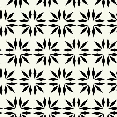 Basit grafik tasarımında vektör monokrom geometrik desen. Moda Moda Geometrisi.