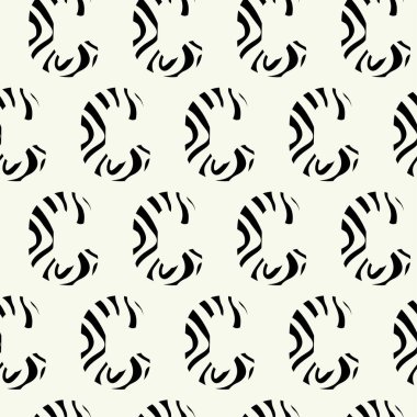 Basit grafik tasarımında vektör monokrom geometrik desen. Moda Moda Geometrisi.