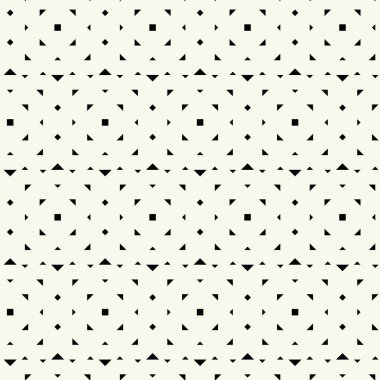 Basit grafik tasarımında vektör monokrom geometrik desen. Moda geometrisi. Vektör illüstrasyonu.