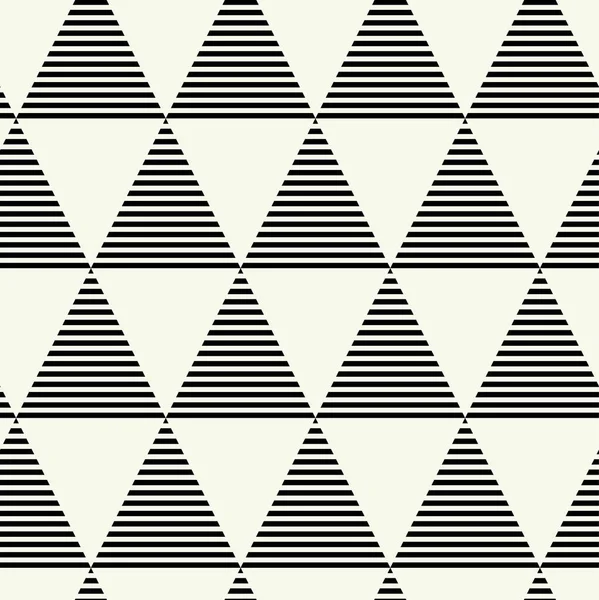 単純なグラフィックデザインでベクトルモノクロ幾何学パターン 流行の幾何学 ベクターイラスト — ストックベクタ