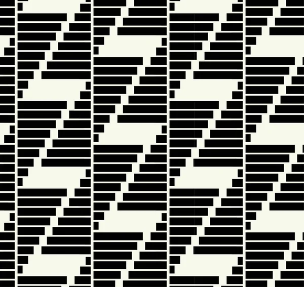Векторний Монохромний Геометричний Візерунок Простому Графічному Дизайні Мозаїчна Геометрія Приклад — стоковий вектор