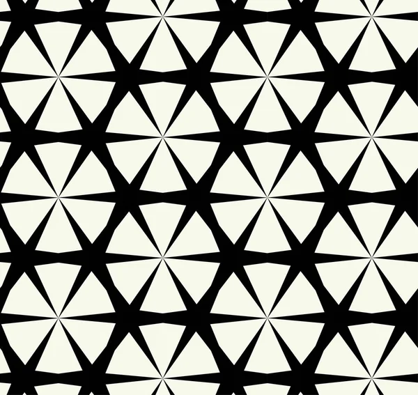 単純なグラフィックデザインでベクトルモノクロ幾何学パターン 流行の幾何学 ベクターイラスト — ストックベクタ