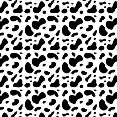 Beyaz arka planda benekleri olan soyut geometrik desen. Kusursuz bir vektör arka planı. Grafiksel modern model. Beyaz ve siyah desen.