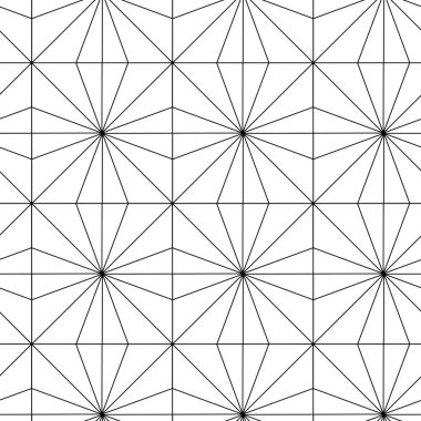 Kareler, spiraller, çizgiler ve çizgilerle soyut geometrik desen. Kusursuz vektör arkaplanı. Beyaz ve siyah süs. Modern retiküle grafik tasarımı.