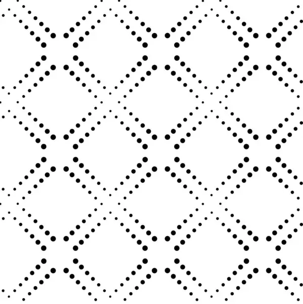 Dairesel, haçlı, çizgili, çizgili soyut geometrik desen. Kusursuz vektör arkaplanı. Beyaz ve siyah süs. Modern retiküle grafik tasarımı.