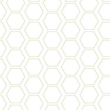 Haçlı, çizgili, çizgili soyut geometrik desen. Kusursuz vektör arkaplanı. Beyaz ve altın süs. Modern retiküle grafik tasarımı.