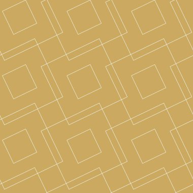 Haçlı, çizgili, çizgili soyut geometrik desen. Kusursuz vektör arkaplanı. Beyaz ve altın süs. Modern retiküle grafik tasarımı.