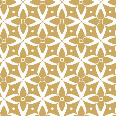 Haçlı, çizgili, çizgili soyut geometrik desen. Kusursuz vektör arkaplanı. Beyaz ve altın süs. Modern retiküle grafik tasarımı.