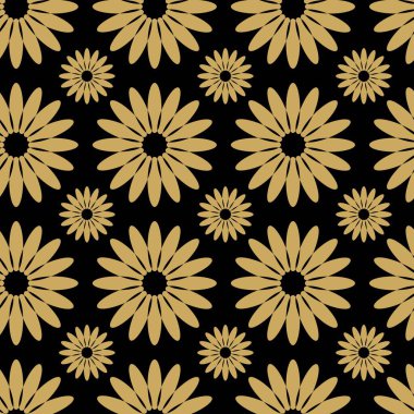 Haçlı, çizgili, çizgili soyut geometrik desen. Kusursuz vektör arkaplanı. Siyah ve altın süs. Modern retiküle grafik tasarımı.