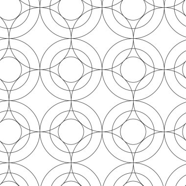 Haçlı, çizgili, çizgili soyut geometrik desen. Kusursuz vektör arkaplanı. Beyaz ve siyah süs. Modern retiküle grafik tasarımı.