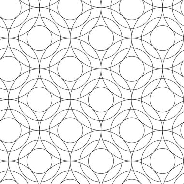 Haçlı, çizgili, çizgili soyut geometrik desen. Kusursuz vektör arkaplanı. Beyaz ve siyah süs. Modern retiküle grafik tasarımı.