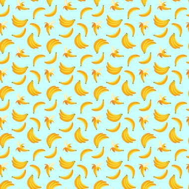 Mavi arka planda muz pürüzsüz desen. Paket kağıdı, hediye kartı, poster, afiş tasarımı. Ev dekorasyonu, modern tekstil baskısı. Yazın parlak geometrik meyveler desenli.