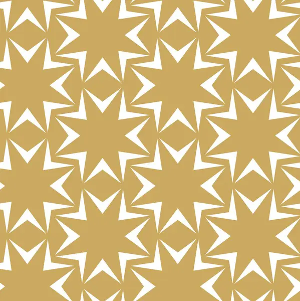 Haçlı, çizgili, çizgili soyut geometrik desen. Kusursuz vektör arkaplanı. Beyaz ve altın süs. Modern retiküle grafik tasarımı.