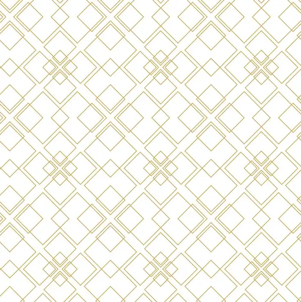 Haçlı, çizgili, çizgili soyut geometrik desen. Kusursuz vektör arkaplanı. Beyaz ve altın süs. Modern retiküle grafik tasarımı.