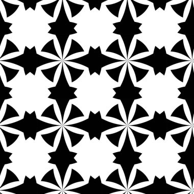 Haçlı, çizgili, çizgili soyut geometrik desen. Kusursuz vektör arkaplanı. Beyaz ve siyah süs. Modern retiküle grafik tasarımı.