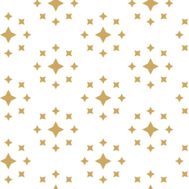 Haçlı, çizgili, çizgili soyut geometrik desen. Kusursuz vektör arkaplanı. Beyaz ve altın süs. Modern retiküle grafik tasarımı.