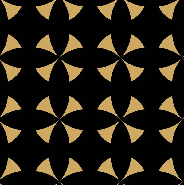 Haçlı, çizgili, çizgili soyut geometrik desen. Kusursuz vektör arkaplanı. Siyah ve altın süs. Modern retiküle grafik tasarımı.