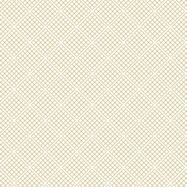 Çapraz çizgiler, üçgenler, kareler soyut arkaplan ile geometrik vektörsüz şablon. Basit minimalist altın ve beyaz tasarım. Tek renk, altın ve beyaz.