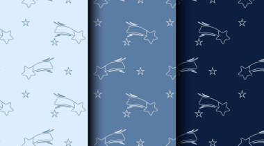 Noel simgeleriyle birlikte bir sürü kusursuz vektör deseni. Üç renk paleti paketleme, davetiyeler ve mevsimlik projeler için mükemmel.