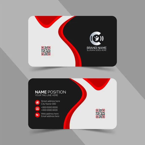 Zarif modern kartvizit düzeni