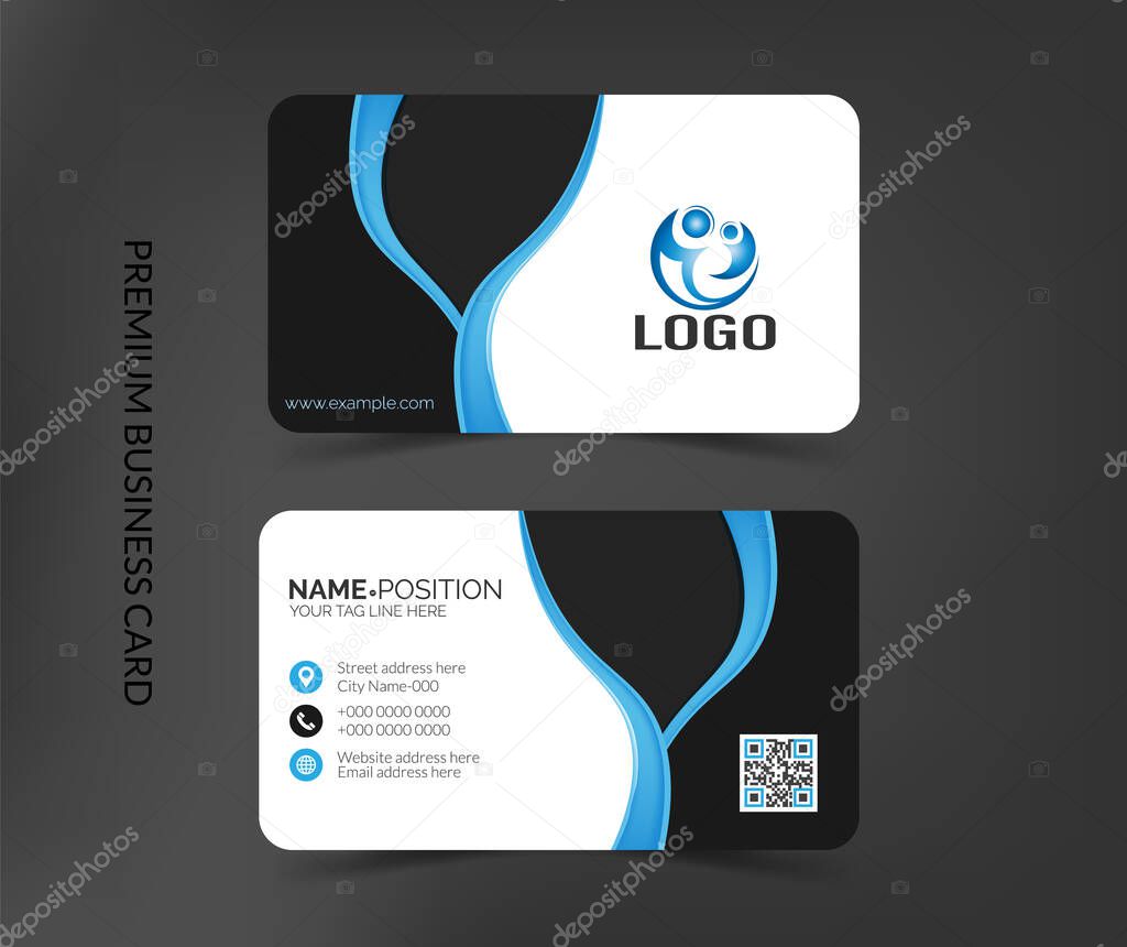 Modern bsuiness card tempalte design