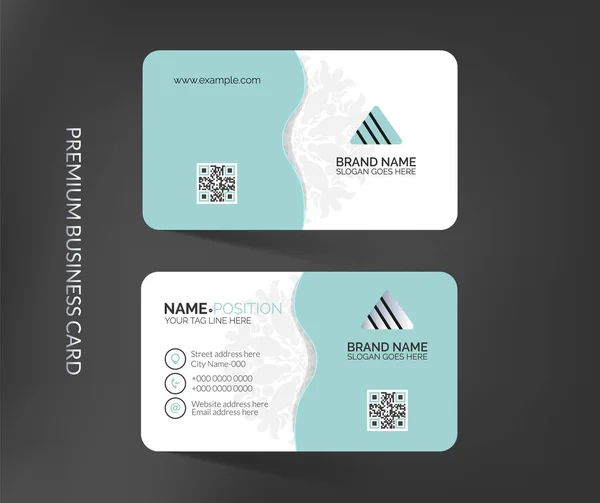 Temiz ve profesyonel kartvizit şablonu modellemesi