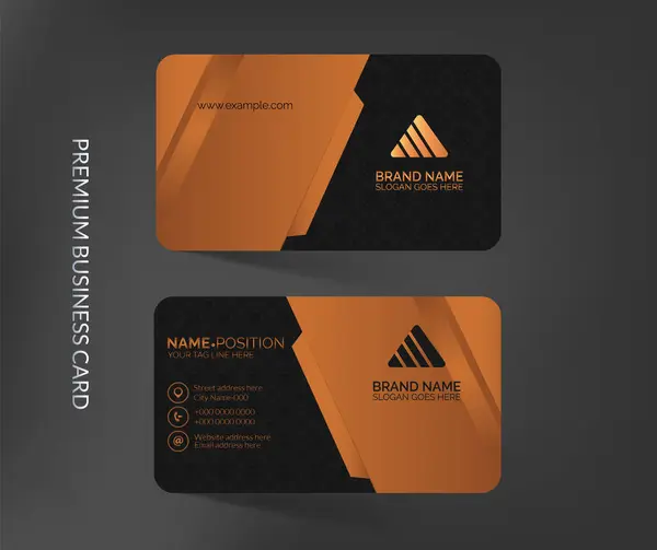 Premium lüks kartvizit modeli ile tempalte