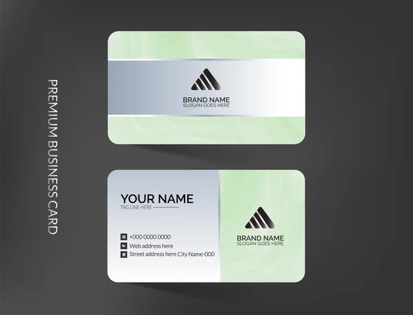 Zarif benzersiz kartvizit şablonu