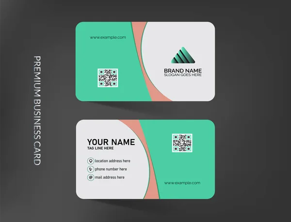 Temiz profesyonel kart şablonu