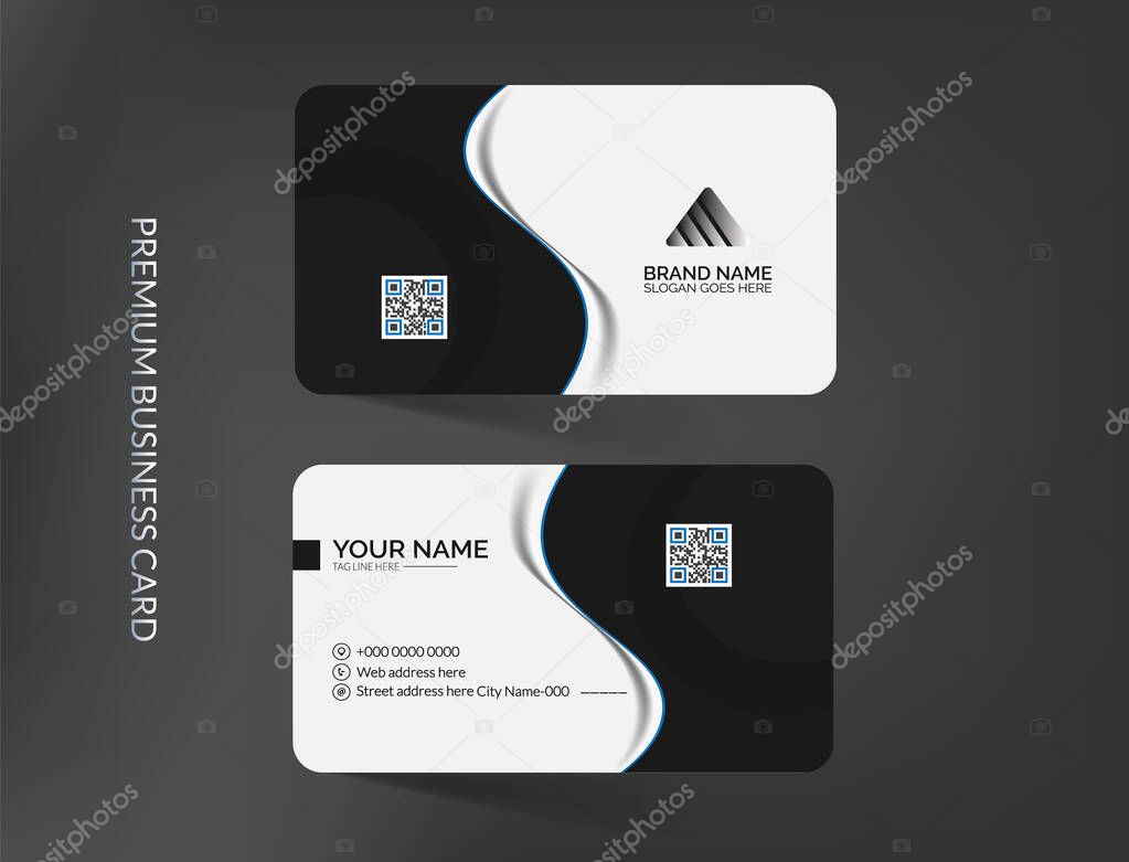 Elegant business card template design