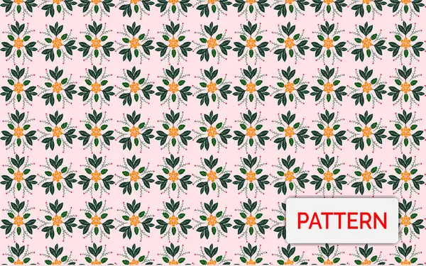 Pankart, poster, şablon, tişört vs. için çiçekli nakış deseni