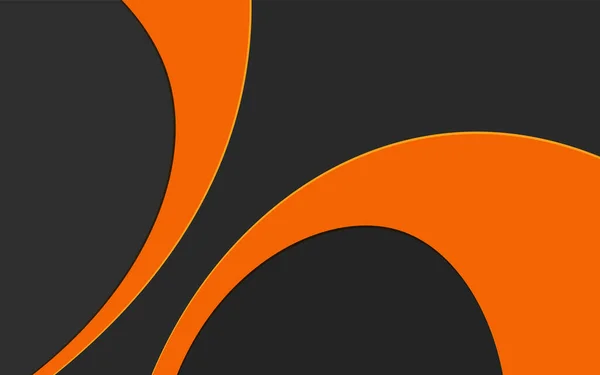  Siyah ve turuncu geometrik soyut arkaplan vektör tasarımı düşman iş