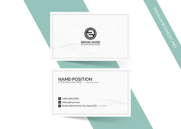 Mavi Kart Şablon Tasarımı