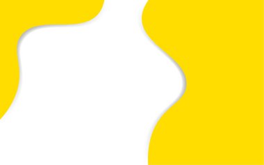 Üst üste binen katmanı ve sunum tasarımı, afişi, kapağı, poster broşürü ve iş kartı şablonu için renkli arkaplanı olan kaliteli sarı ve beyaz arkaplan