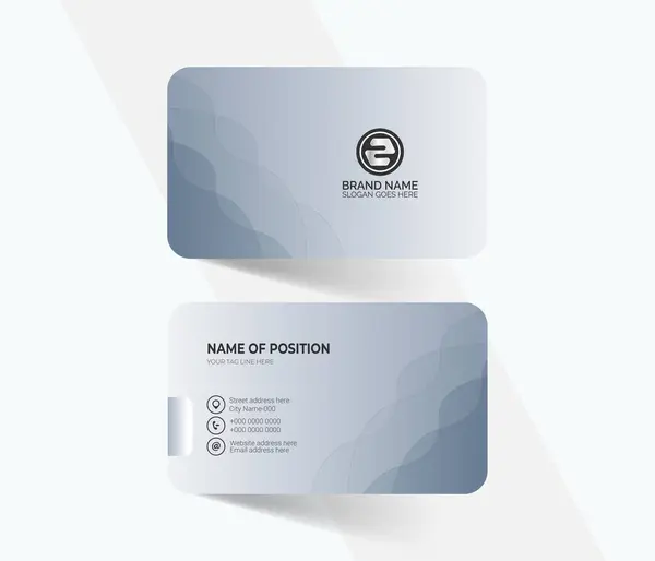 Basit ve temiz kart şablonu tasarımı, profesyonel kartvizit tasarımı, kimlik kartı ve isim kartı tasarımı