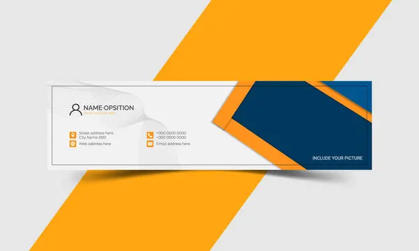 Modern bağlantılı kapak tasarımı iş, pazarlama, kişisel şablon, arkaplan, imza şablonu. Kişisel bağlantı şablon tasarımı