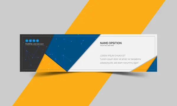 Modern LinkedIn Banner şablon tasarımı, Business LinkedIn afiş şablonu ve soyut arkaplan tasarımı, vektör illüstrasyonu