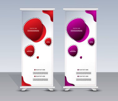 İş, metin, görüntü, sunum, reklam için modern pankart ve modelleme