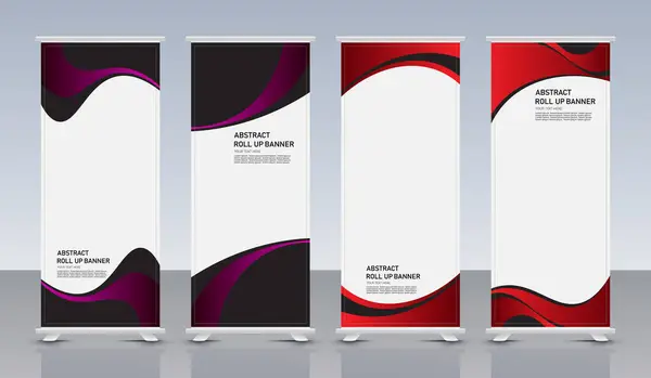 Pankart tasarımı şablonu, dikey, soyut arkaplan, tasarımı kaldır, iş, kapak, metin, reklam, sunum, ekran, ajans.